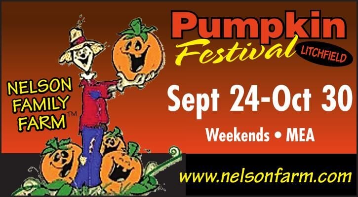 Pumpkin Festival Sept 24-Oct 30