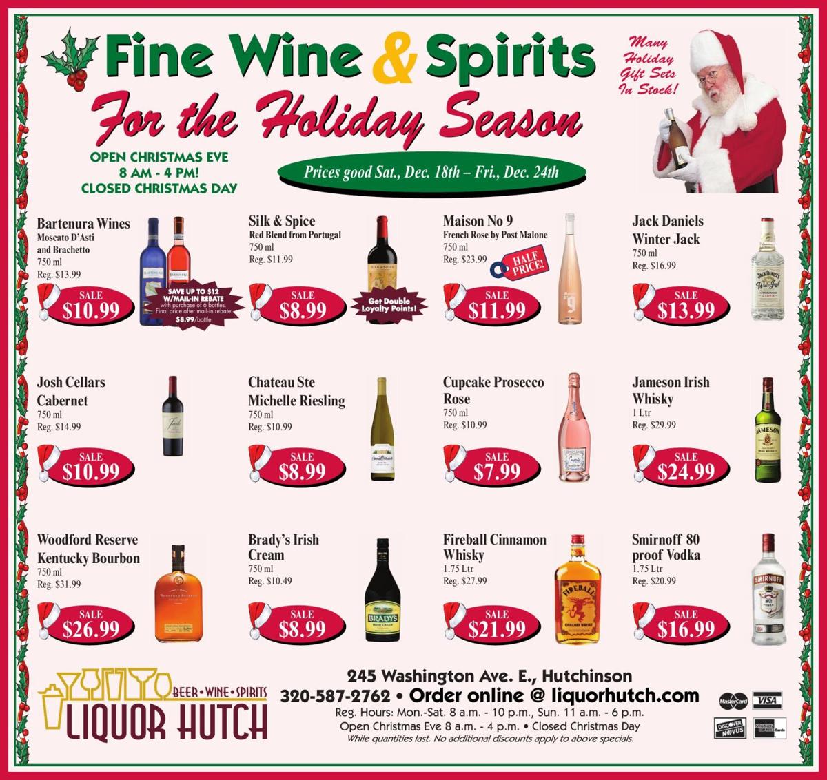 Fine Wine & Spirits For the Holiday