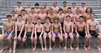 2021-22 Hutchinson boys swimming and diving team