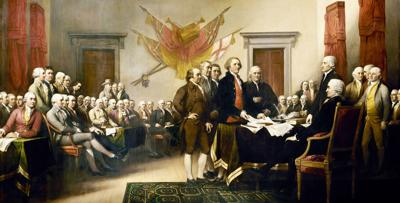 "Declaration of Independence" by John Trumbull