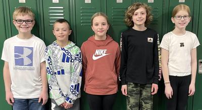 Fifth-graders of the month
