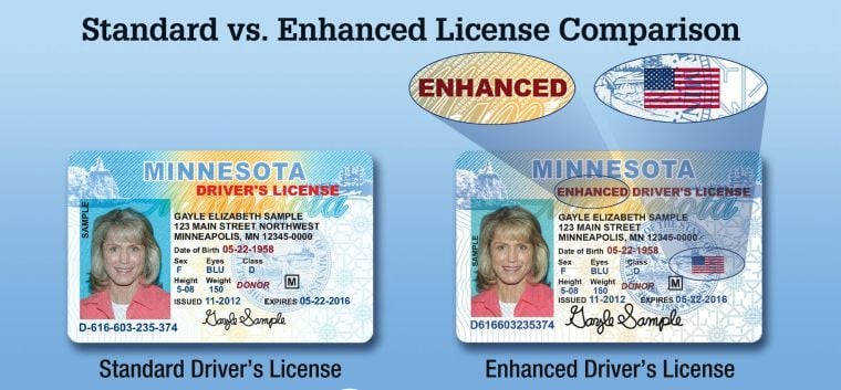 does signal vault work for enhanced drivers licenses