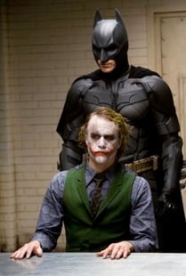 christian bale and heath ledger