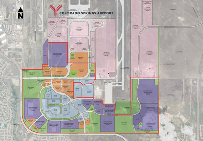 Tenants of Peak Innovation Park include Amazon, which occupies three buildings. (Courtesy Colorado Springs Airport)