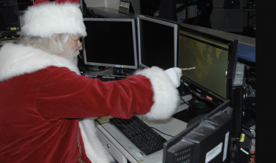 Santa at NORAD