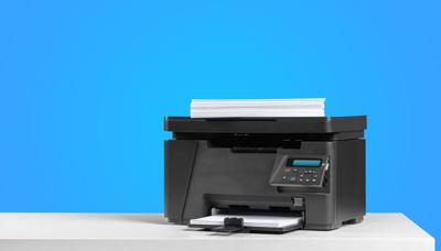 Printer,Copier,Machine,On,A,Bright,Colored,Background, print, editor, letter, opinion, writer