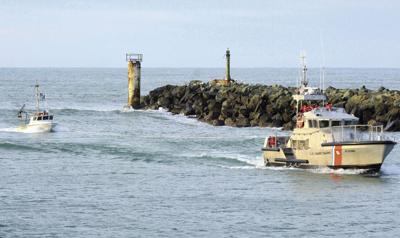 Coast Guard lends a tow