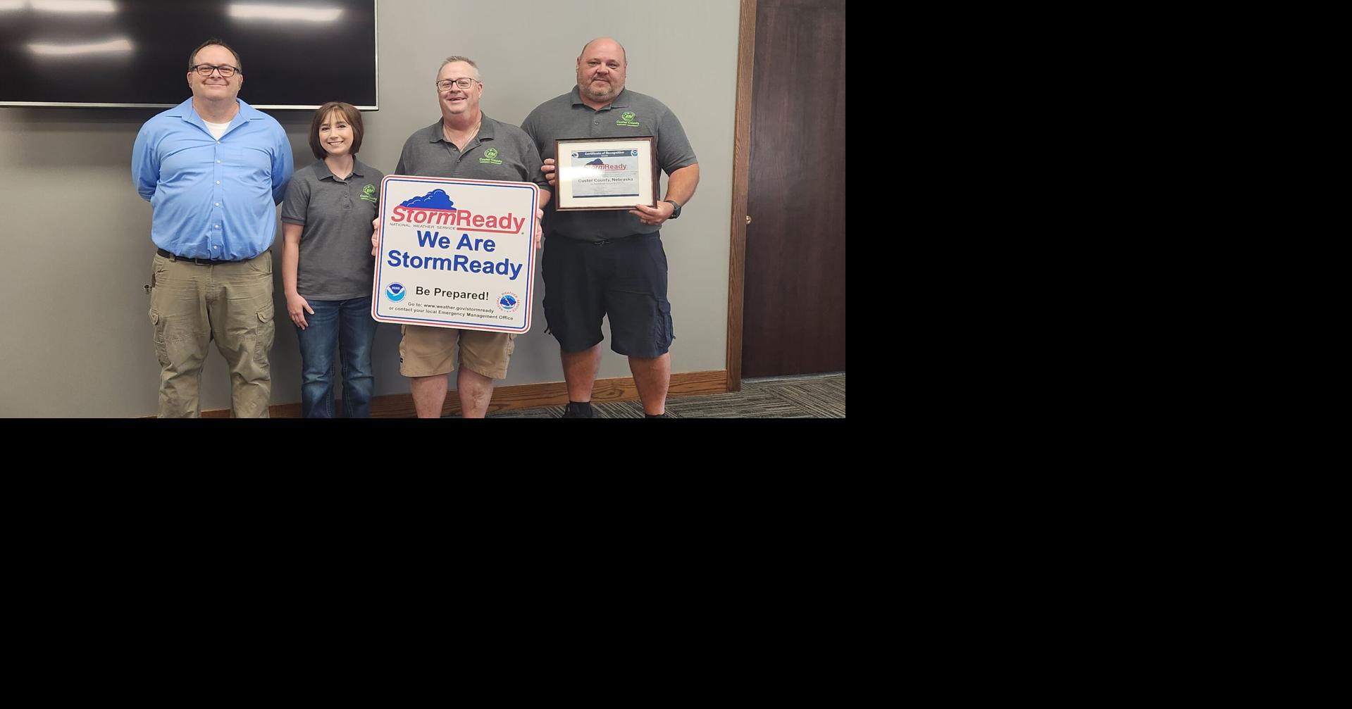 Custer Co. Emergency Management recognized by National Weather Service ...