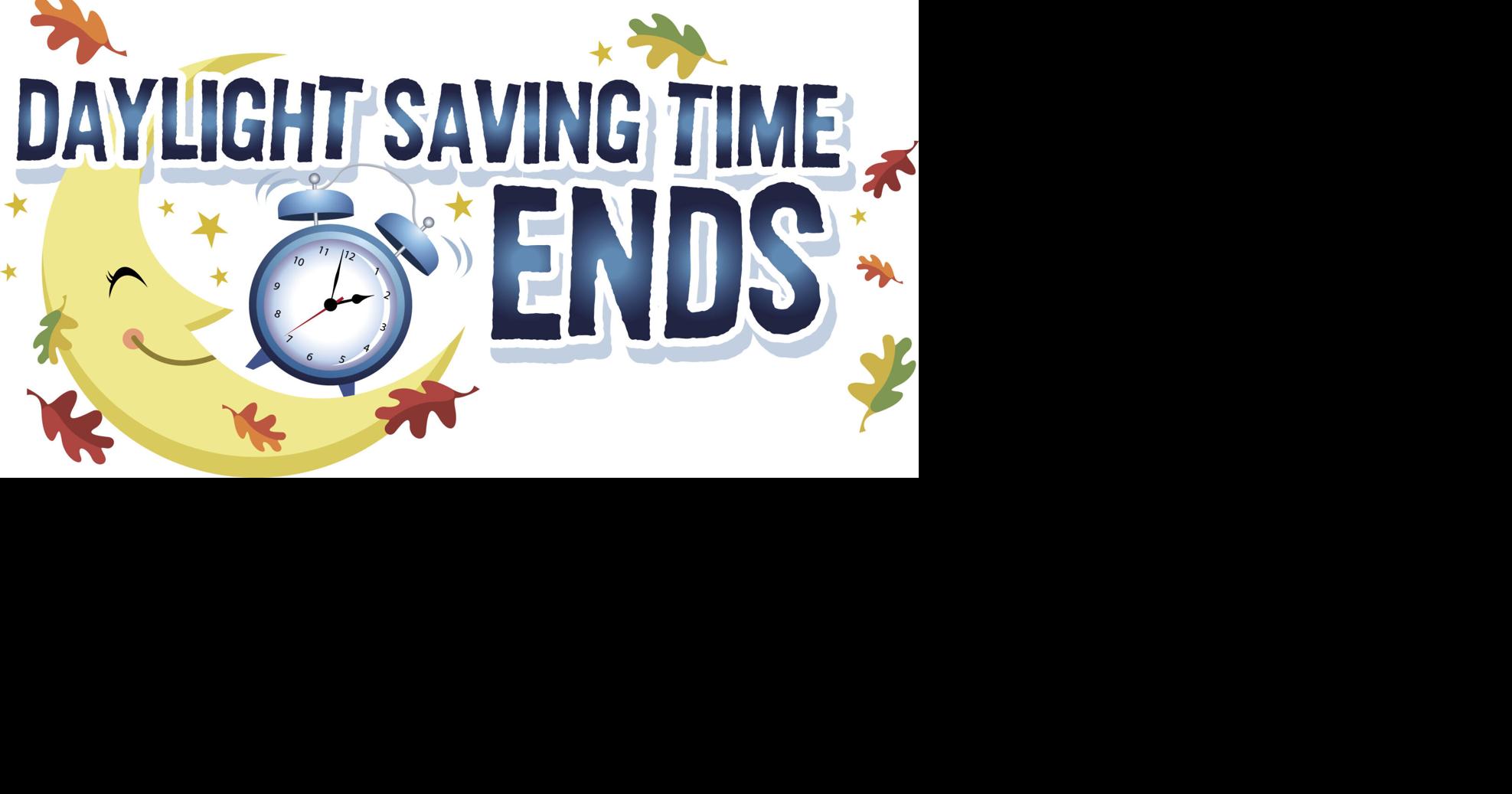 end daylight savings time 2022 clipart