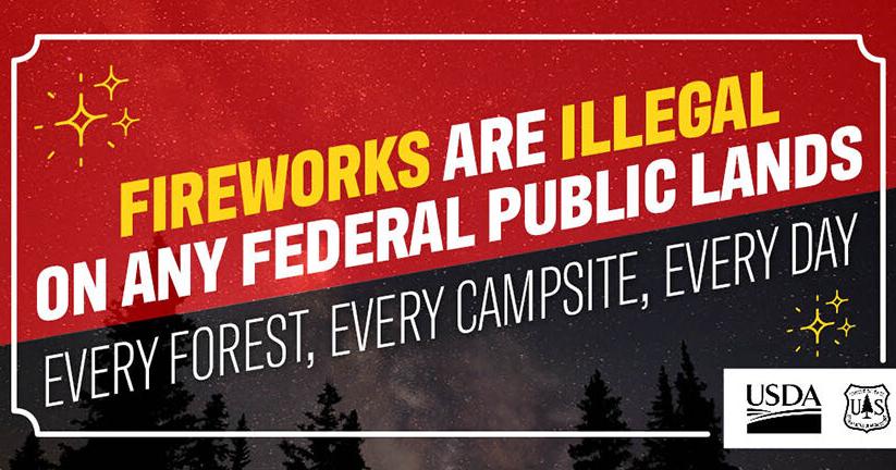 Fireworks are always illegal on federal lands - Vimarsana News