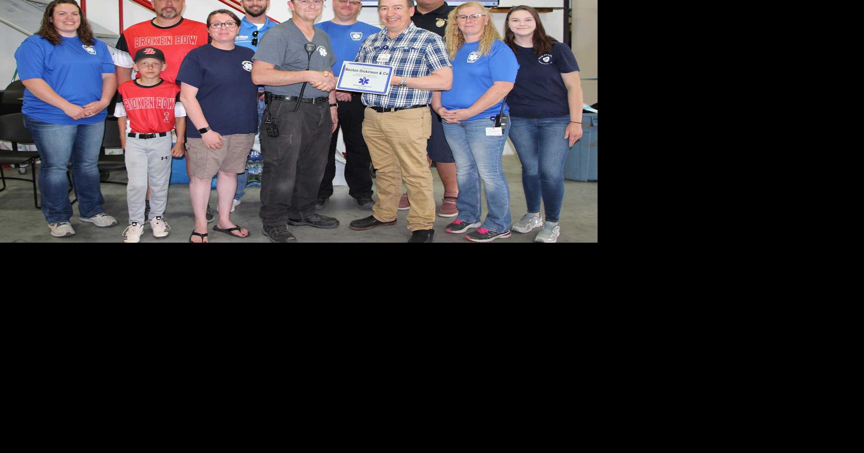 BD of Broken Bow recognized by Broken Bow EMS News