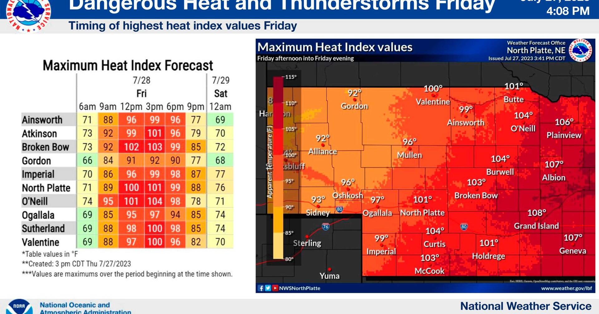 Extreme heat to continue through Friday, then cooler for a day or two - Vimarsana News