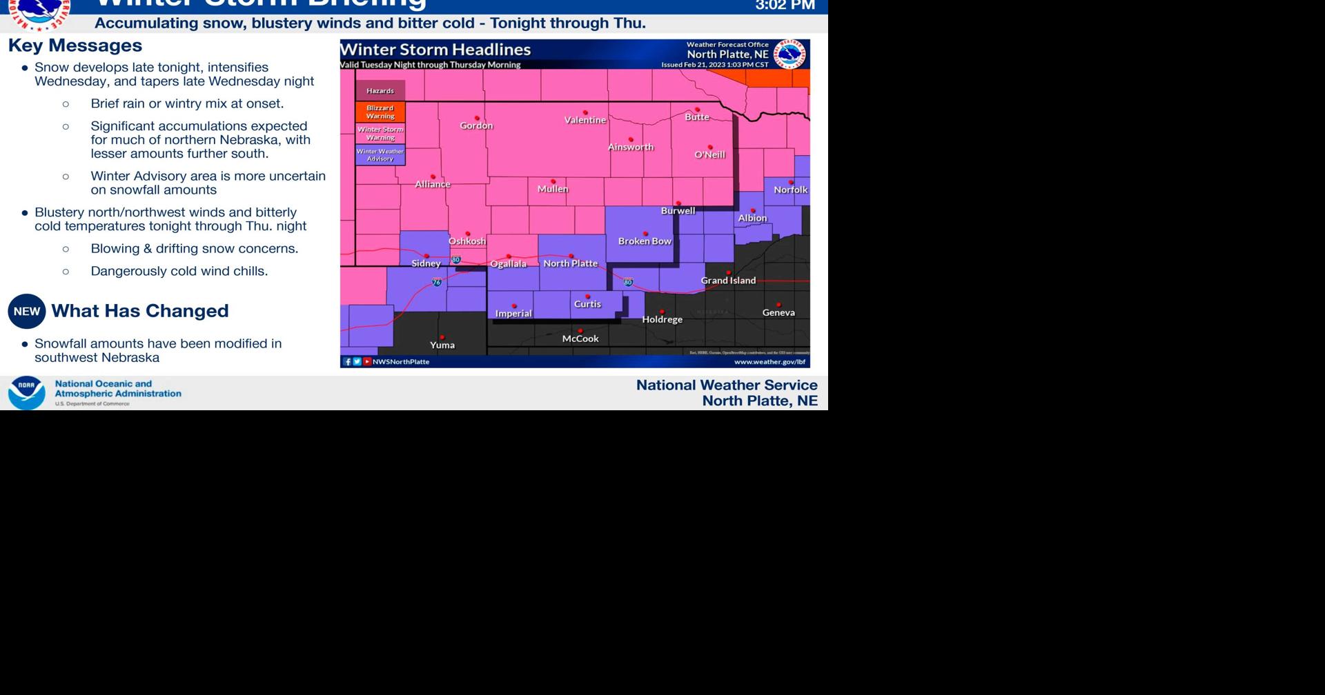 Latest forecast for Custer County is 2 to 3 inches of snow News