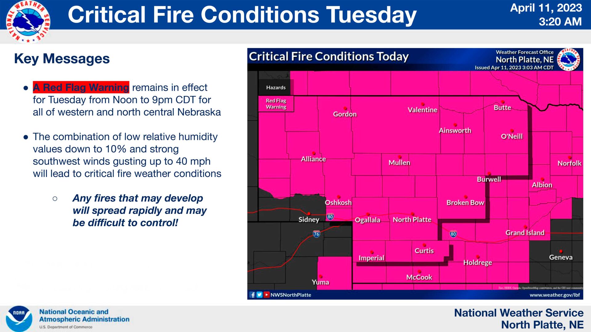 Critical Fire Conditions Continue | News | Custercountychief.com