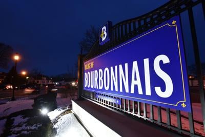 Village of Bourbonnais main welcome sign