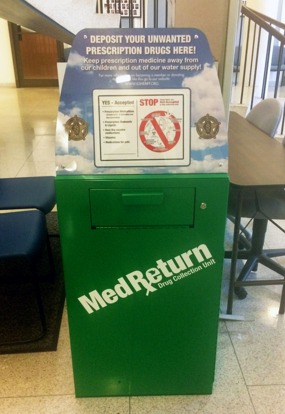 Iroquois County Courthouse adds drug collection box | Local News ...