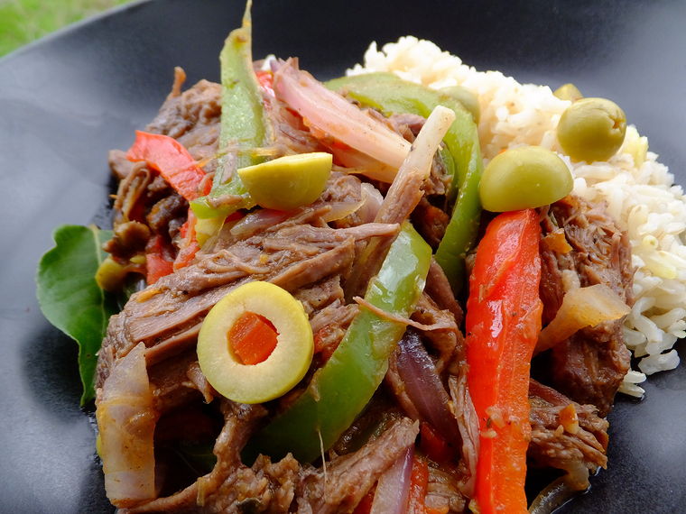 A taste of Cuba Ropa vieja and fried plantains Food Drink