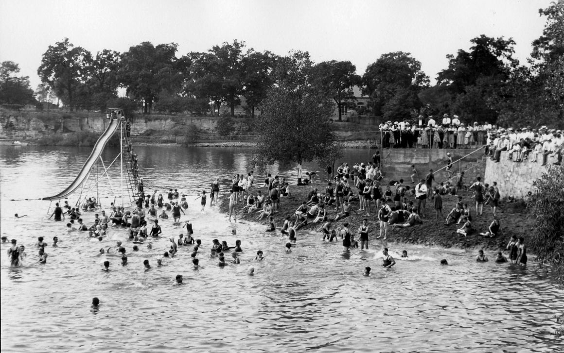 'Big Rock' marked Kankakee’s popular swimming hole | Local News | daily