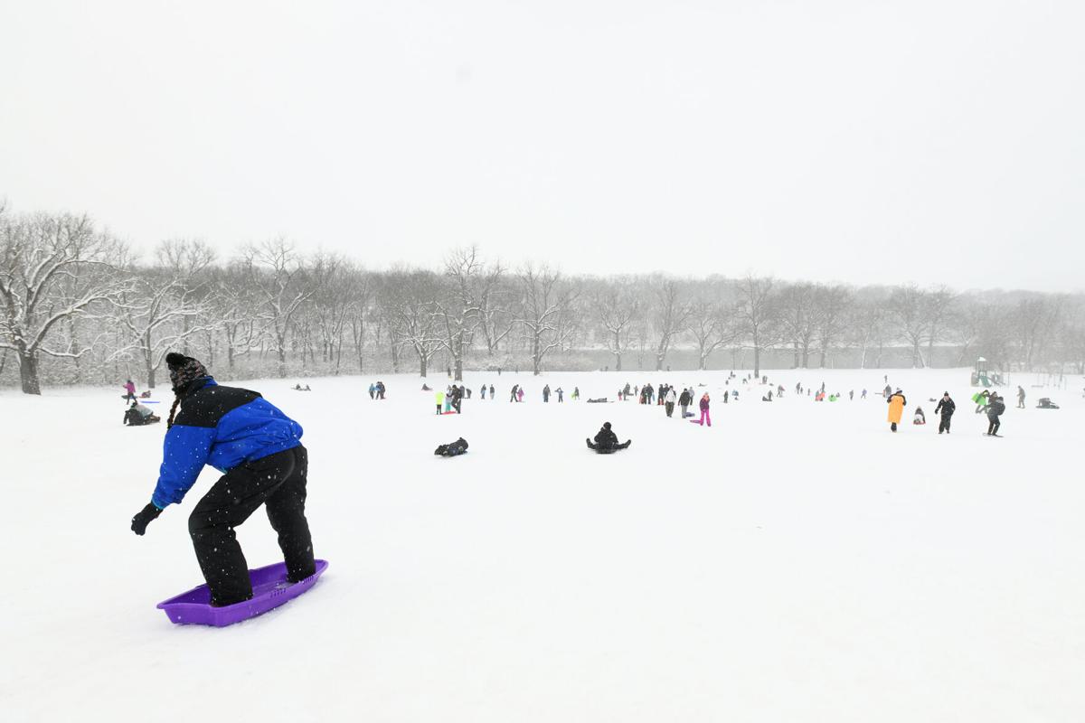 Snow-packed fun at Helgeson