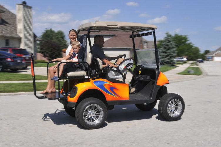 Towns Are Seeing More Golf Cart Traffic, Golf Cart Car Seat Laws