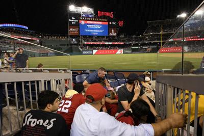 Padres-Nats game halted after reported shooting outside park