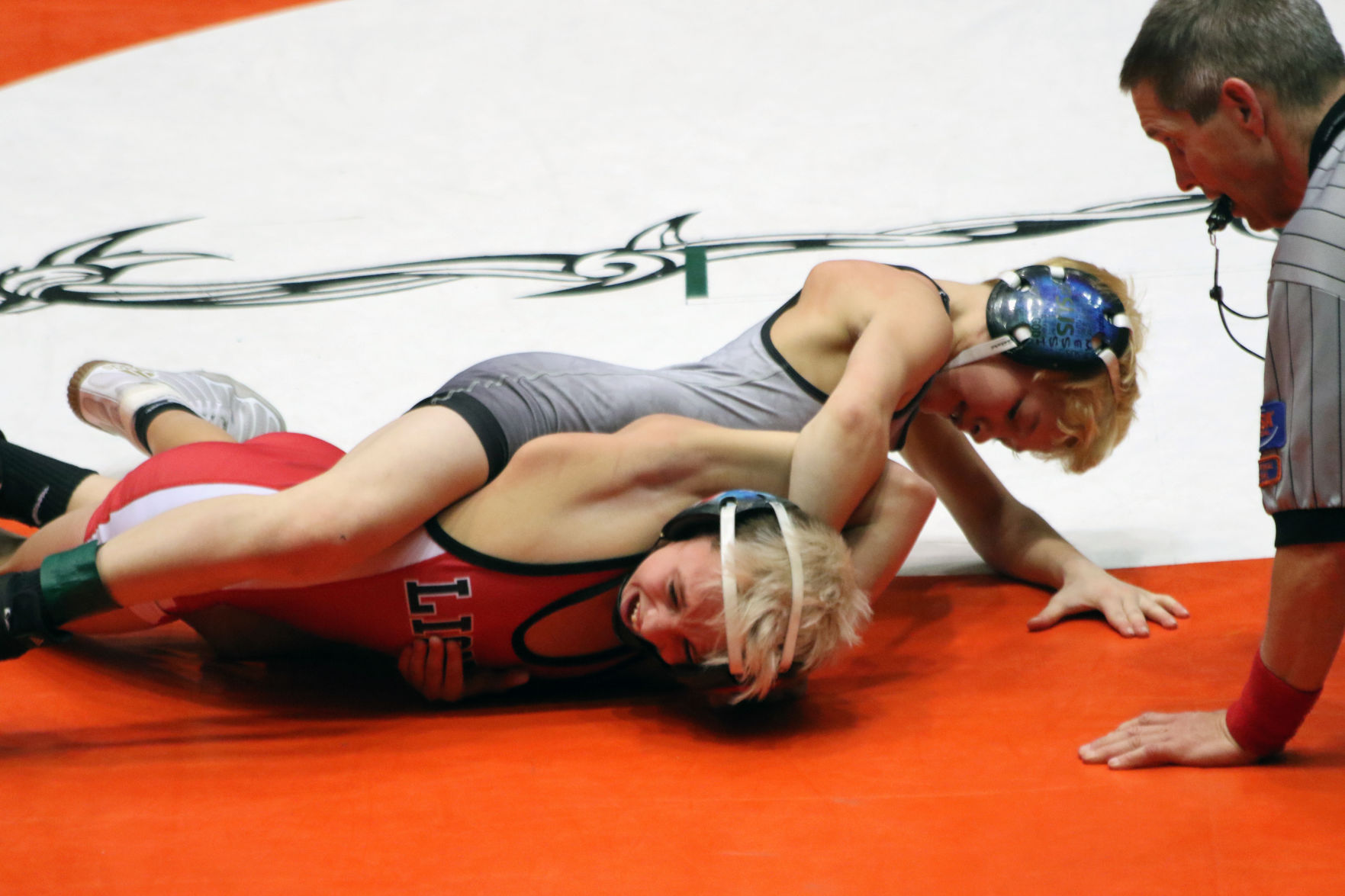 WRESTLING Bradley Central s Ethan Spacht celebrates most