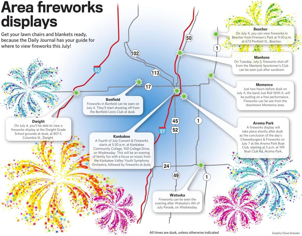 Fireworks map Local News