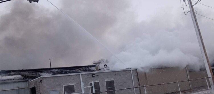 Firefighters battle fire at Van Drunen Farms plant in Momence | Local ...