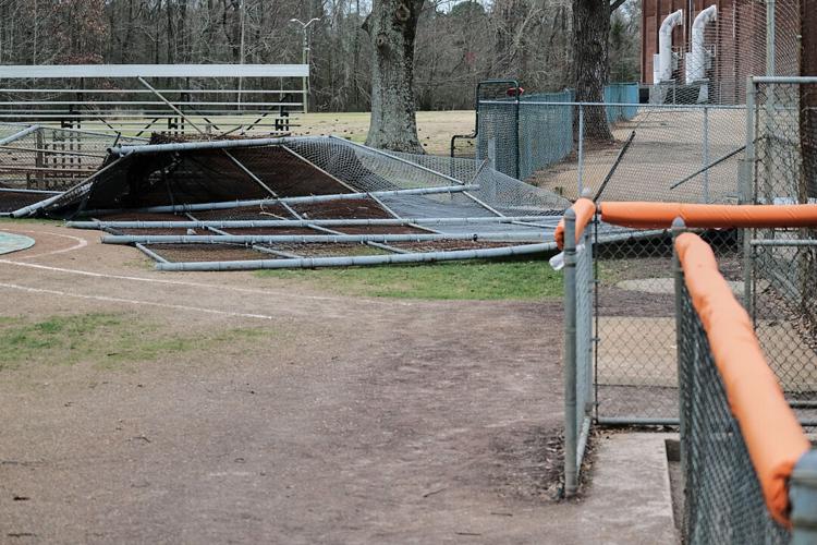 Backstop collapses: Wind blamed for Holmes Field damage | Local News ...