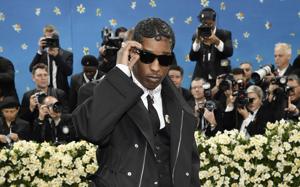 Rihanna is expecting baby No. 3 with A$AP Rocky, the rapper confirms at the 2025 Met Gala