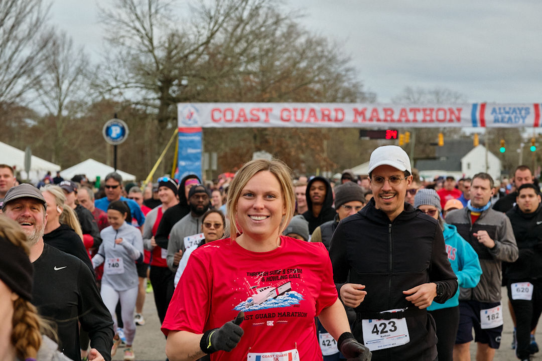 coast guard running shirt