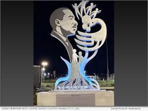 ‘Legacy in Motion’ Carries the Dream Forward – A Sculpture by George Gadson Studios