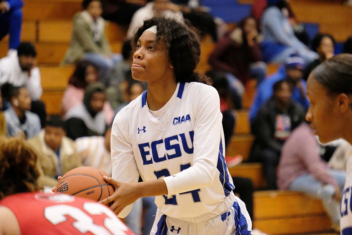 College Basketball Ecsu Women Take On West Virginia State
