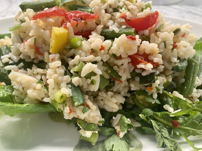 Tuscan Rice Side Column: Tuscan rice salad great substitute for gluten-rich salads ...