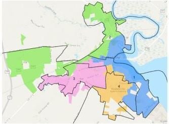 Ward Map Of Trinidad And Tobago Council Oks New Redistricting Map For City Wards | Local News |  Dailyadvance.com