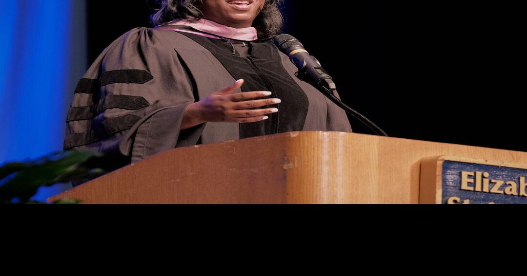 Convocation speaker Jones urges ECSU scholars to aim high, serve others