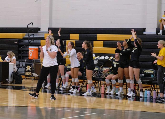 Perquimans volleyball bench