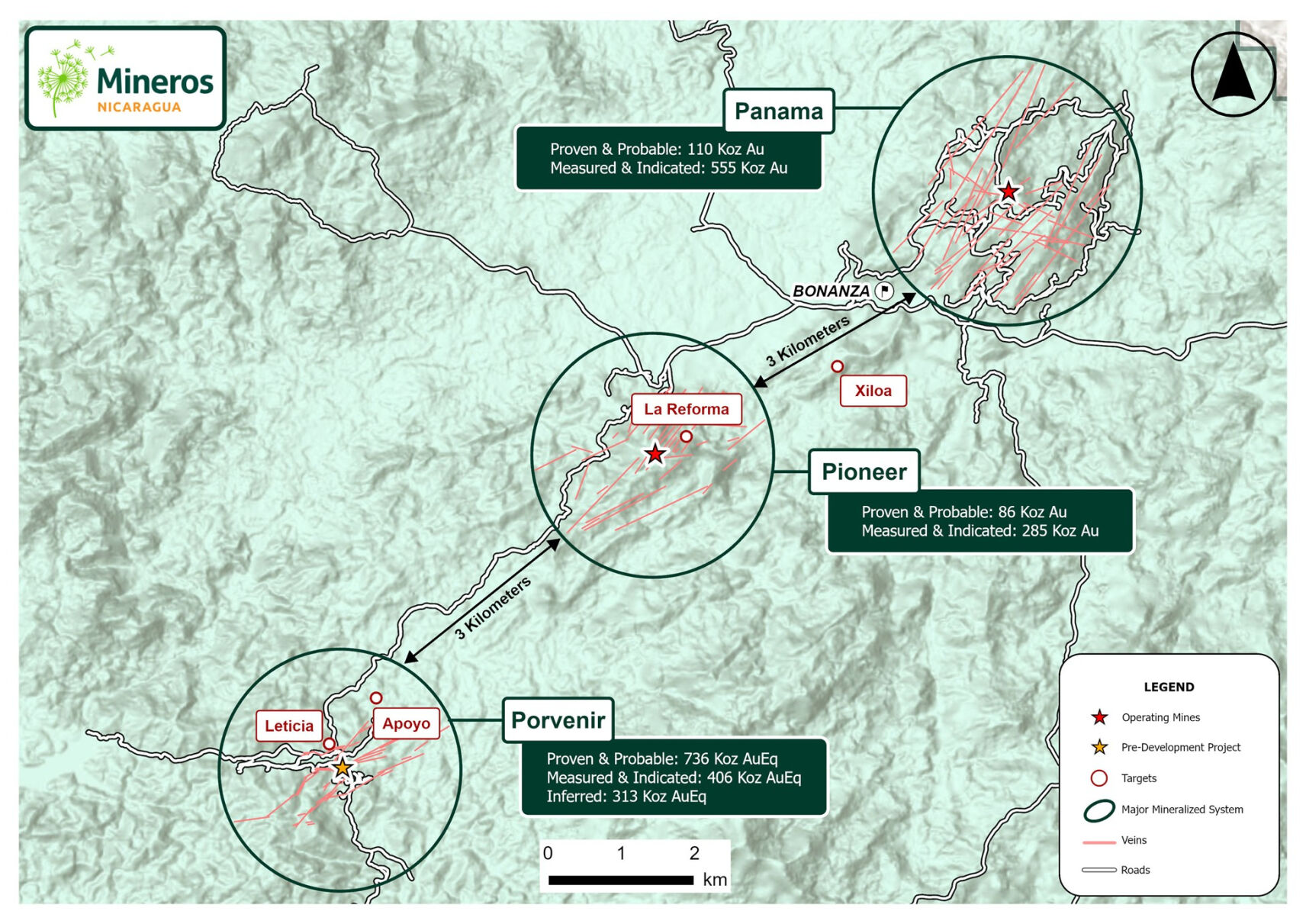 Mineros S.A. Identifies New High-Grade Vein System at the