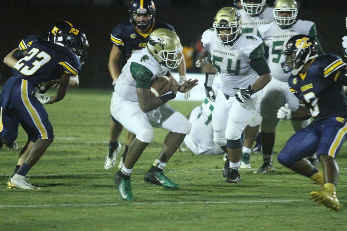 High School Football Eagles Aces Meet In Area Showdown