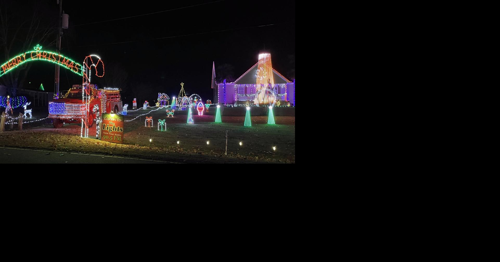 Byron bay christmas lights