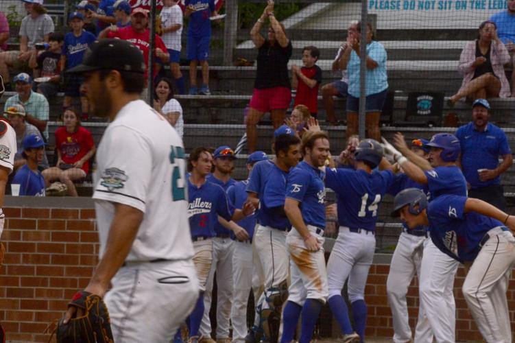 Baseball Tidewater Drillers at Edenton Steamers TSL playoff game