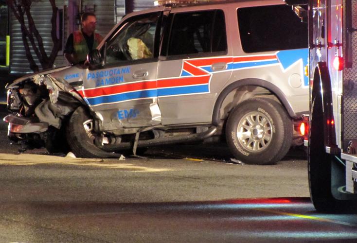 3 hurt in crash with EMS vehicle | Local News | dailyadvance.com