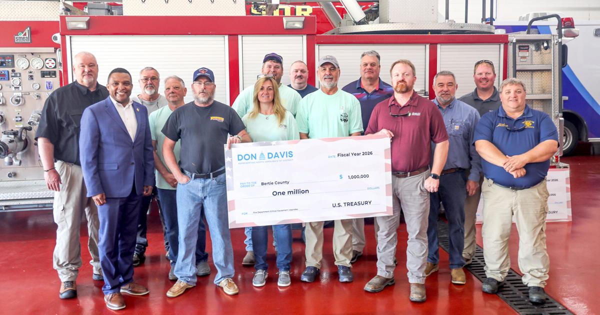 Davis delivers funding to Bertie County