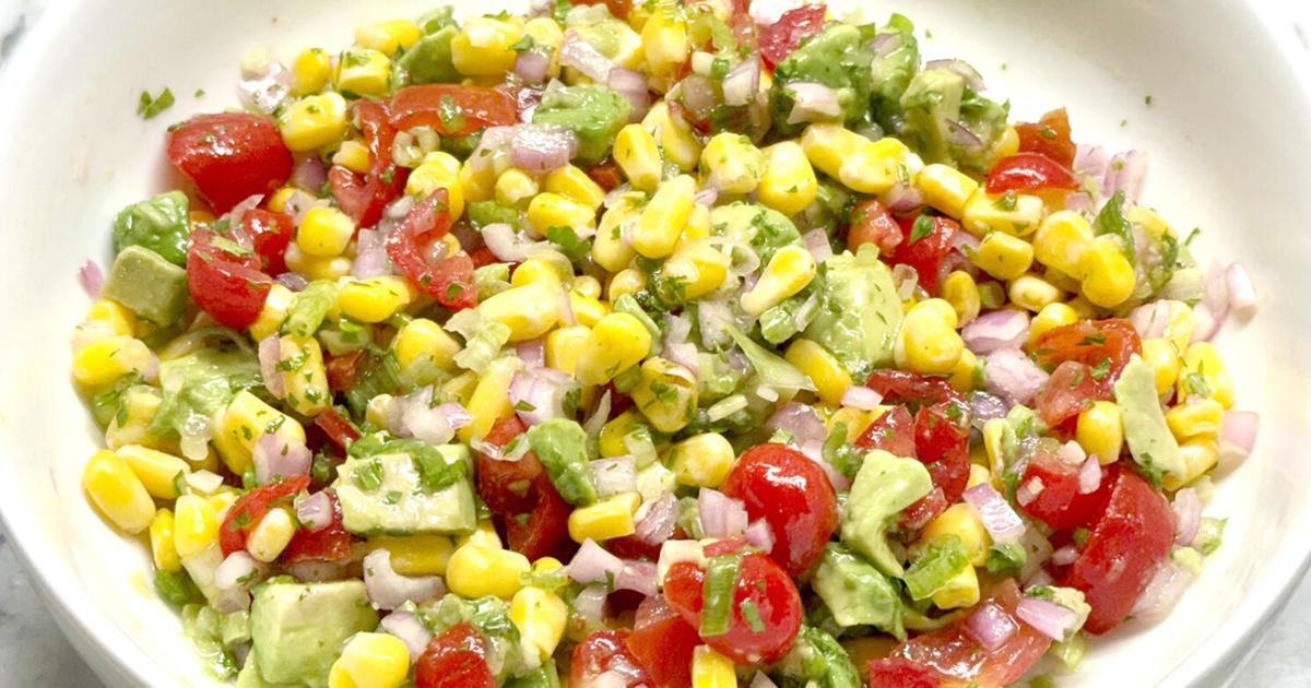 Good time of year for a refreshing summer corn salad