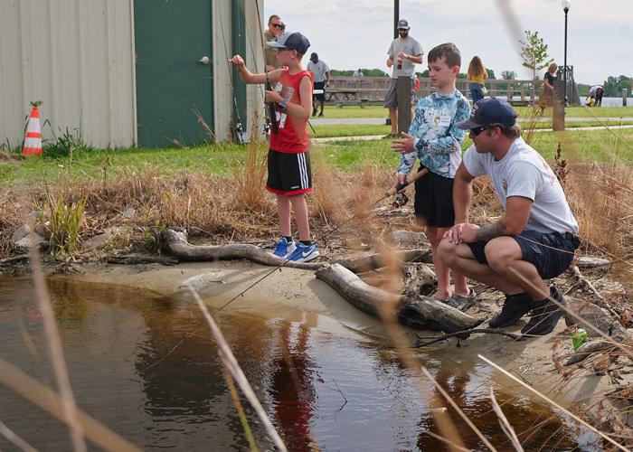 Fishing with a Firefighter