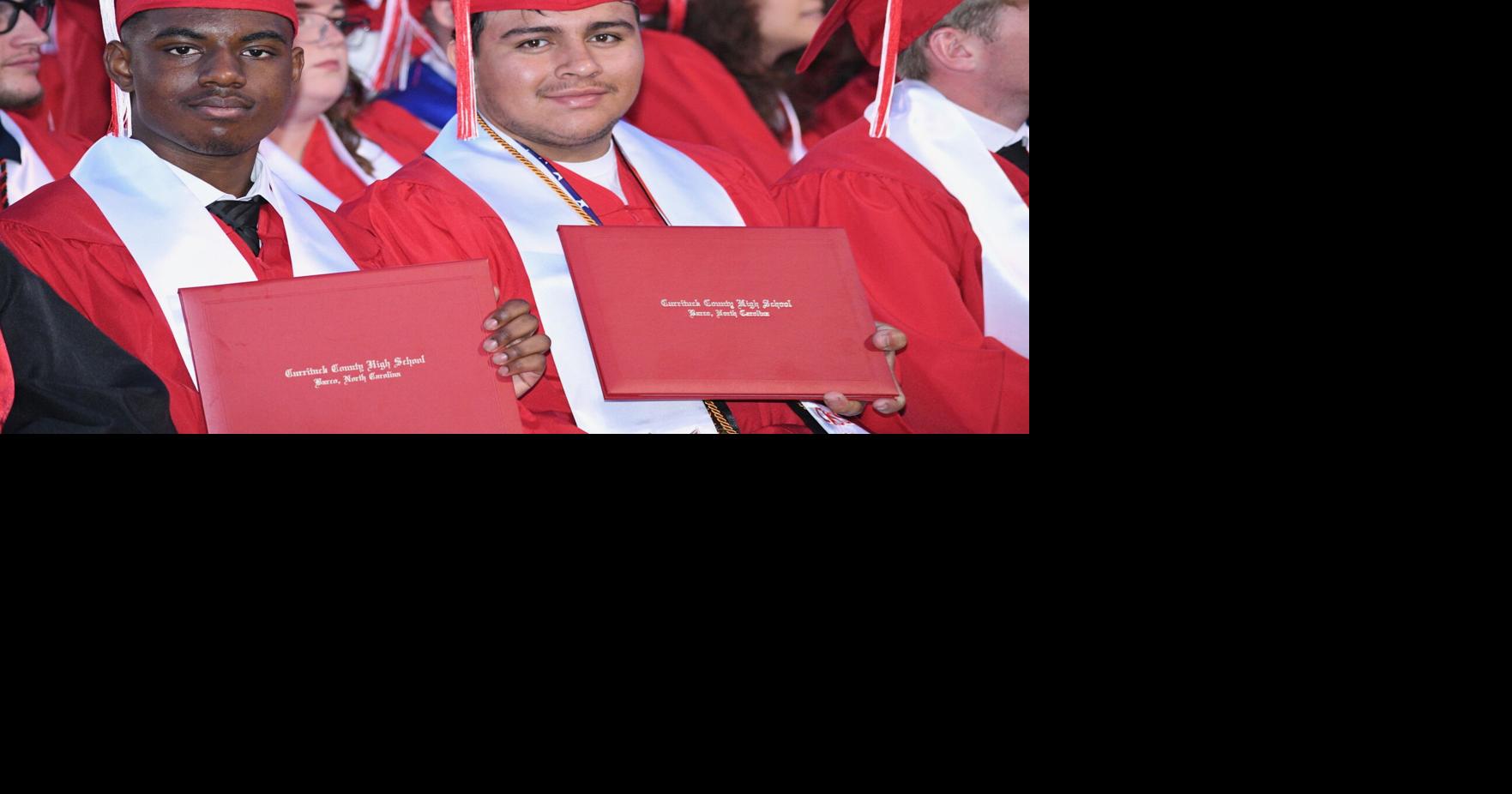 268 turn tassels at Currituck High