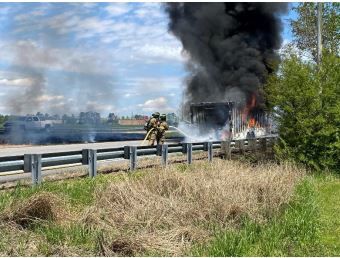 US 17 closed after trailer catches fire | Local News | dailyadvance.com