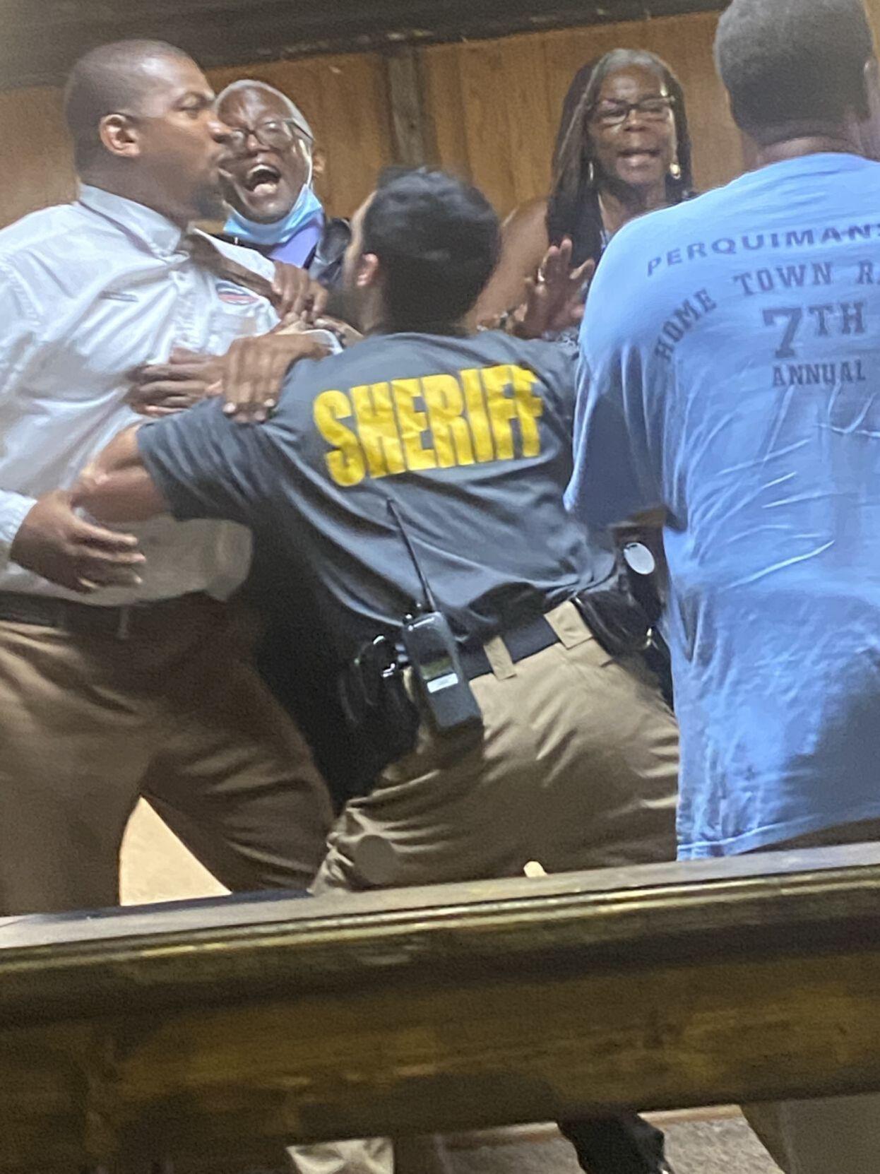 Tempers flare in Hertford Meeting adjourned after tense exchange