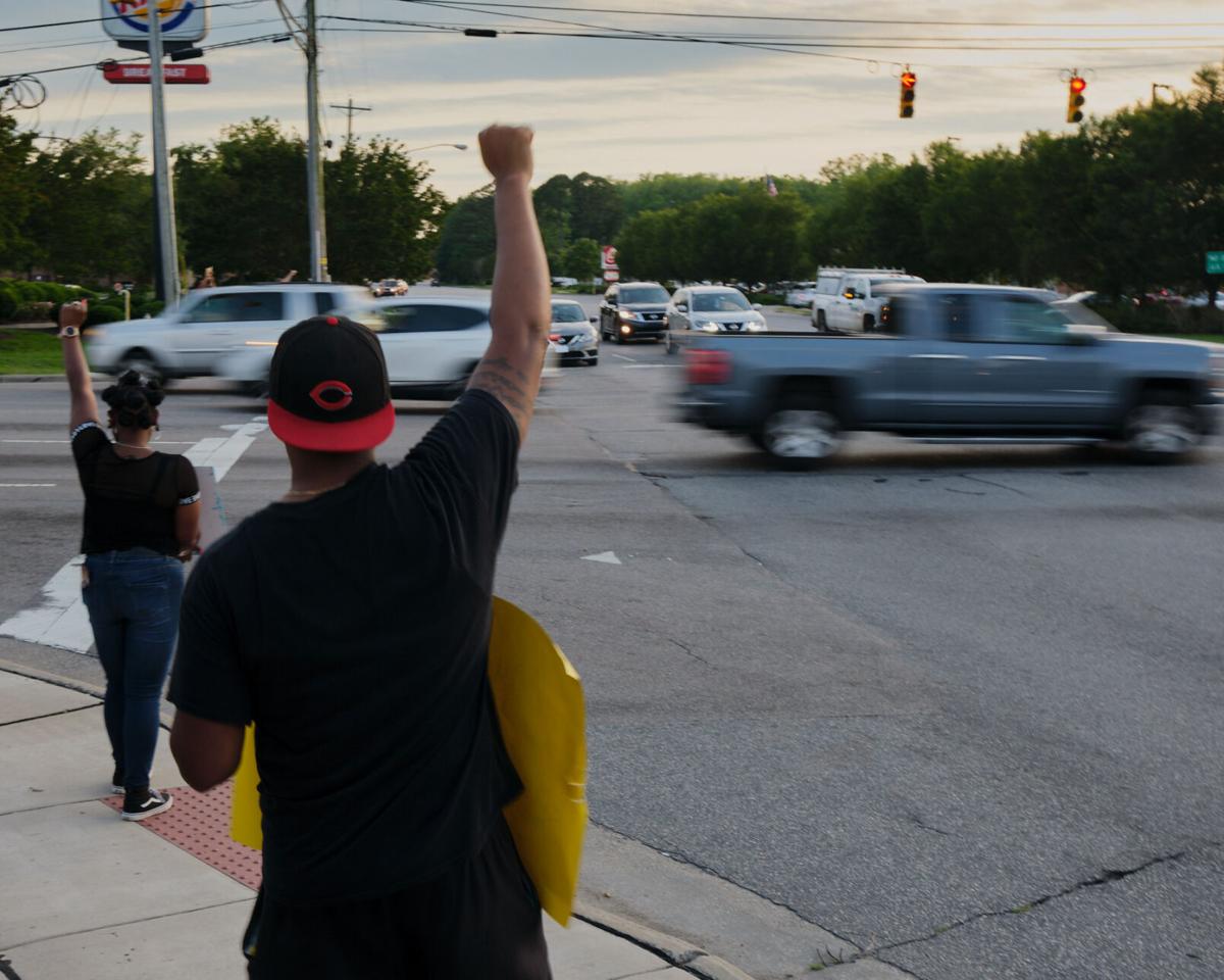 Protest tuesday evening 1