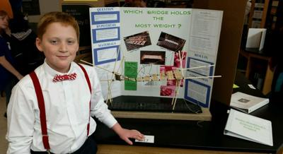 Fifth Grader S Bridge Wins Award At State Science Fair School News Dailyadvance Com